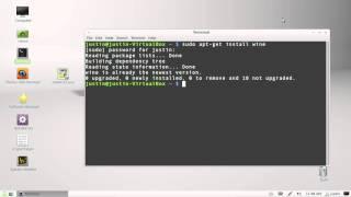 INSTALL windows programs in LINUX MINT 13