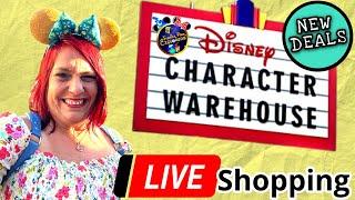 LIVE: SHOPPING at DISNEY CHARACTER WAREHOUSE for New Deals