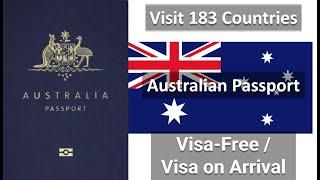 Australian Passport Visa Free Countries (2024)