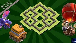 New Best Town Hall 4 (TH4) Base Layout with COPY LINK 2020 | Trophy Pushing | Clash of Clans