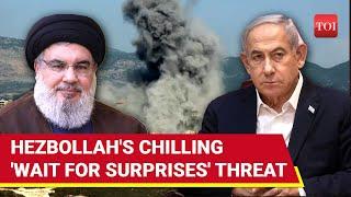 Hezbollah's Scary Threat To Israel Amid Non-Stop Missile Attacks; 'Just A Fraction...' | Watch