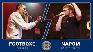 Beatbox World Championship  FootboxG vs NaPom  Semi-Final