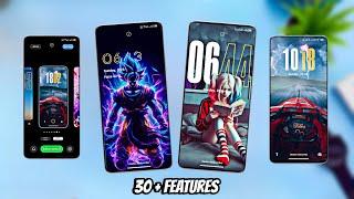 30 + Features Theme Available For Xiaomi HyperOS | Try This Fantastic Theme Multiple Animation 