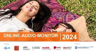 Präsentation der Ergebnisse des Online-Audio-Monitors (OAM) 2024