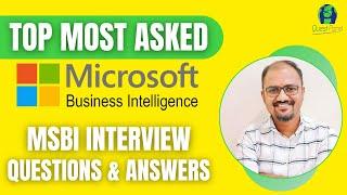 MSBI(SSAS, SSIS & SSRS) Interview Questions & Answers | MSBI Interview Questions and answers