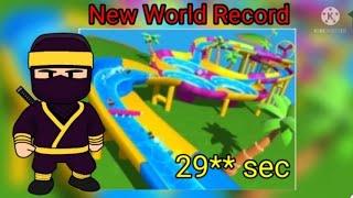 world record in super slide 