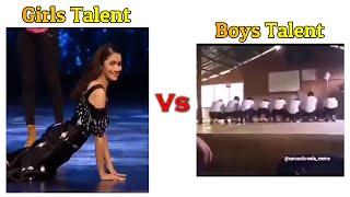 Girls Talent Vs Boys Talent !! Memes #viralmemes #memes
