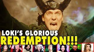 Reactors Reaction To Seeing Loki Become The God Of Stories On Episode 6 Of Loki | Mixed Reactions