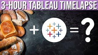 What do you get when you mix BREAD with TABLEAU DESKTOP? | Tableau Time Lapse