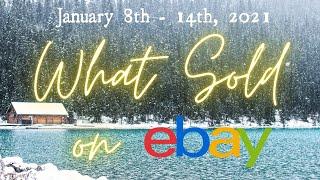 What Sold on eBay January 2021 (8th-14th) INSANE SALES all eBay Resellers Need To Look For!