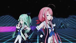 MMD艦これ】ARROW  (山風 & 江風)