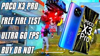 POCO X3 PRO FREE FIRE TEST ULTRA 60 FPS BUY OR NOT  FULL MAP GAMEPLAY