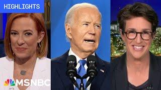 Biden’s high-stakes press conference | MSNBC reaction highlights