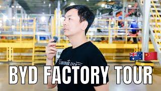 BYD Auto Manufacturing Plant Tour in Xi'an China | Audio Commentary