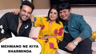 Mehmano ne kiya sharminda @FarahKhanK  krushna abhishek | Sudesh Lehri @manilehri