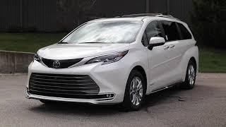 2021 Toyota Sienna Hybrid PLATINUM Highlights