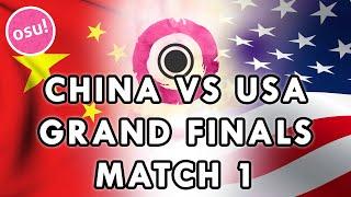 osu! World Cup 2015 - Grand Finals | China vs USA (Match 1) /w Twitch Chat
