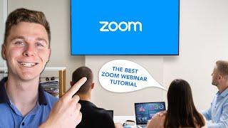 How to run a Zoom Webinar - Schedule & Practice Presentation | Updated for 2024