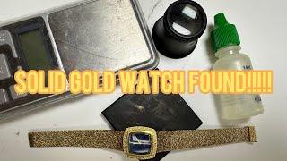 Solid 14k gold mystery watch found at thrift store