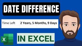 Get the Days, Months, & Years Between Dates in Excel (1 Formula)