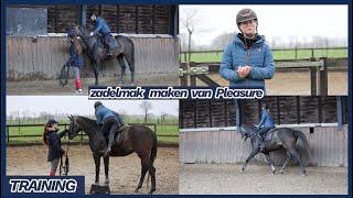 HET ZADELMAK MAKEN VAN PLEASURE + UITLEG | Training 2 | Horses by Demi