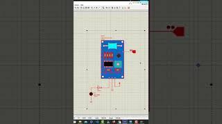 Vibration Sensor Simulation in Proteus