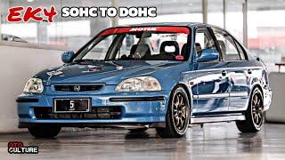 1997 Honda Civic VTI "Bigote" EK4 Inspired SOHC to DOHC | OtoCulture