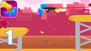 Crazy Gun Level 1-20 Gameplay walkthrough (iOS - Android)