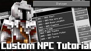 How to Use Custom NPC Dialogs in Your Minecraft World! - Custom NPC Mod Tutorial