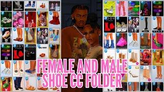 [300+] ‼️MALE AND FEMALE SHOES CC FOLDER‼️ || The Sims 4 CC