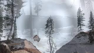 Snow breeze time-lapse
