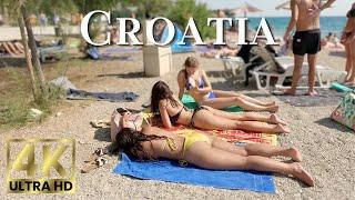 Beach Walk 4K Croatia | Zadar Walking Along Kolovare Beach with Olivia