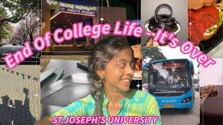 My Last College Video Ever | St. Joseph's University, Bangalore #collegejourney #universitylife