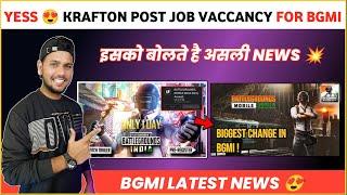  Krafton Post Job Vaccancy in India | Bgmi Kab Aayega | Bgmi Unban news