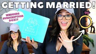 BRIDE TO BE Tries WEDDING Subscription Box! | The Ring Boxes Unboxing