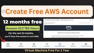 Create Account On Aws | Free Tier For 12 Months