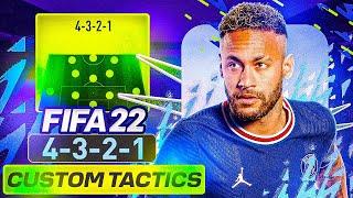 THE BEST FORMATION IN FIFA 22!  4-3-2-1 CUSTOM TACTICS! - FIFA 22 Ultimate Team