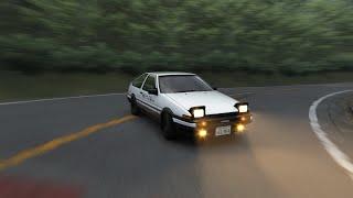 Akina Downhill | Takumi Fujiwara's 1st Stage Toyota Sprinter Trueno GT-APEX (AE86) (5:16:532)