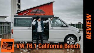 VW T6.1 California Beach (2021) Camping-Van mit Küche zum Sparpreis?!  Fahrbericht | Review | Test