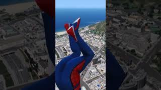 GTA 5 Spiderman Epic Jumps Compilation(GTA V Fails Funny Moments)