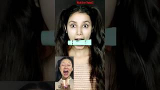 New Viral Chinese Funny Makeup Challenge  INDIA VS CHINA ||#shorts #youtubeshorts #viralshorts