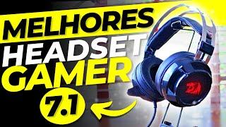 5 Headset Gamer BOM e BARATO melhor CUSTO BENEFICIO 2021