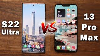 Samsung Galaxy S22 Ultra vs iPhone 13 Pro Max - FULL COMPARISON