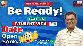 Be Ready International Students! | USA F1 Student Visa | USA Visa Updates | September 2024 Intake|