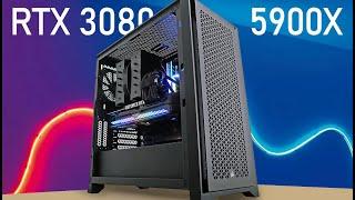 2900$ Air Cooled Gaming PC Build - RTX 3080, Ryzen 9 5900X, Corsair 4000D Airflow, Noctua NH-D15