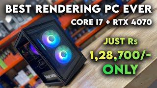 Latest Rendering PC for Architects | INTEL Core i7 + NVIDIA RTX 4070 Build Video | Tamil PC Build