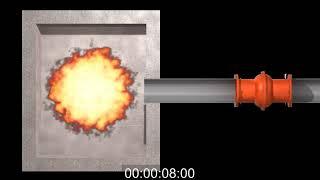 VENTEX explosions protection isolation / Explosionsschutzventil