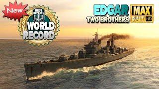 крейсер Эдгар: Триллер с новым рекордом повреждений - World of Warships