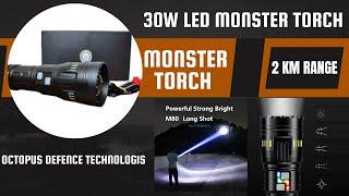 SUPER BRIGHT LED TORCH WITH 2KM RANGE