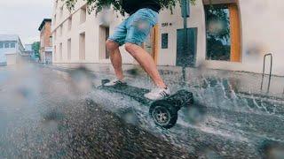 EXTREME Electric Skateboard Test - ONSRA VELAR VS RAIN